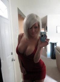 Monroe Lee is gorgeous in this sexy red dress!
